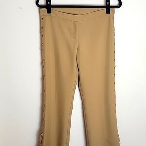 Vintage 90s side lace up flare pants